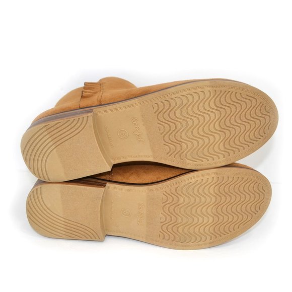 NWT Cat & Jack Girls Booties Chestnut Brown Sz 2,5 - Picture 6 of 8